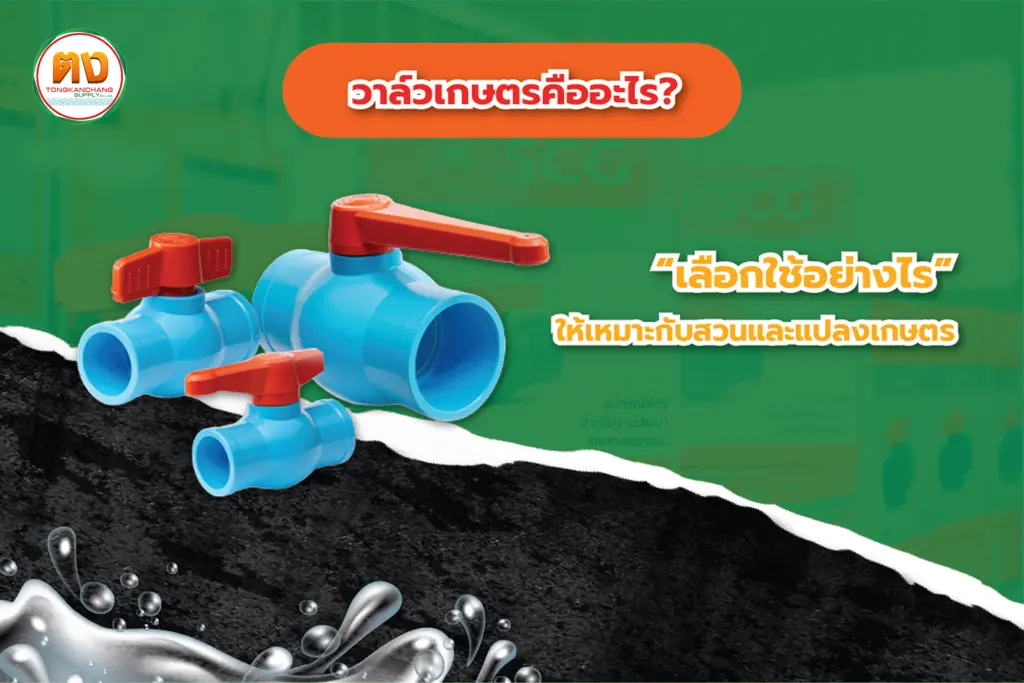 วาล์วเกษตรคืออะไร? เลือกใช้อย่างไรให้เหมาะกับสวนและแปลงเกษตร