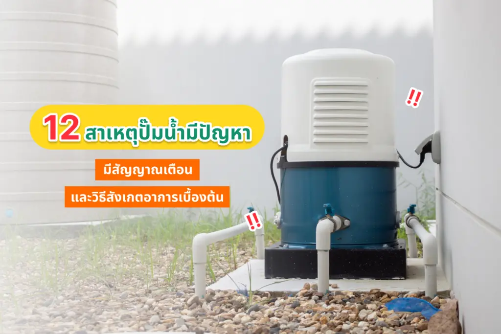 ปั๊มน้ำมีปัญหา