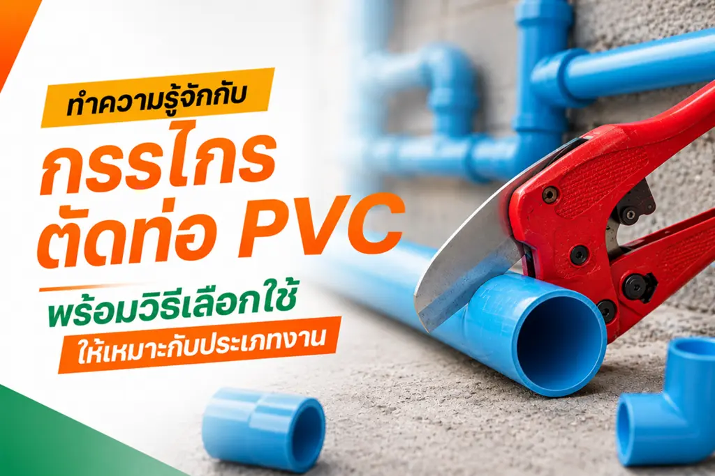 กรรไกรตัดท่อ PVC